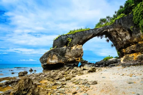 Natural rock bridge at Neil Island - a breathtaking formation featured in comprehensive Andaman tour packages