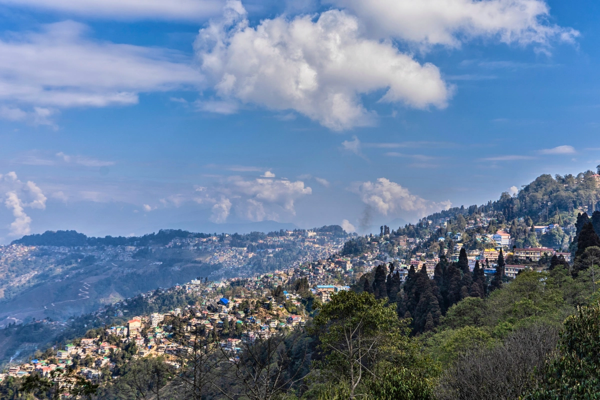 Darjeeling package featuring Sittong adventure with village life, Tiger Hill sunrise, monasteries, tea gardens