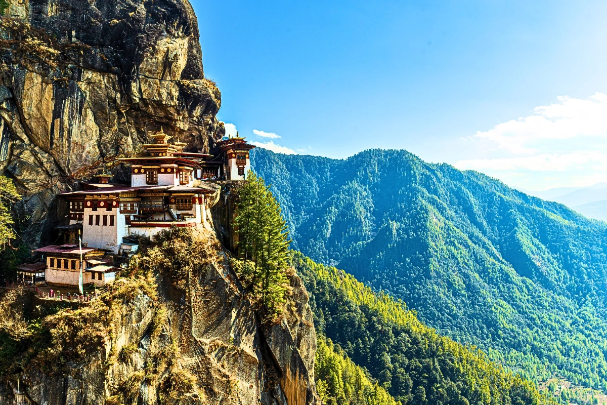 Bhutan travel packages featuring Thimphu Buddha Point, Paro Tiger's Nest, Punakha Dzong, traditional monasteries
