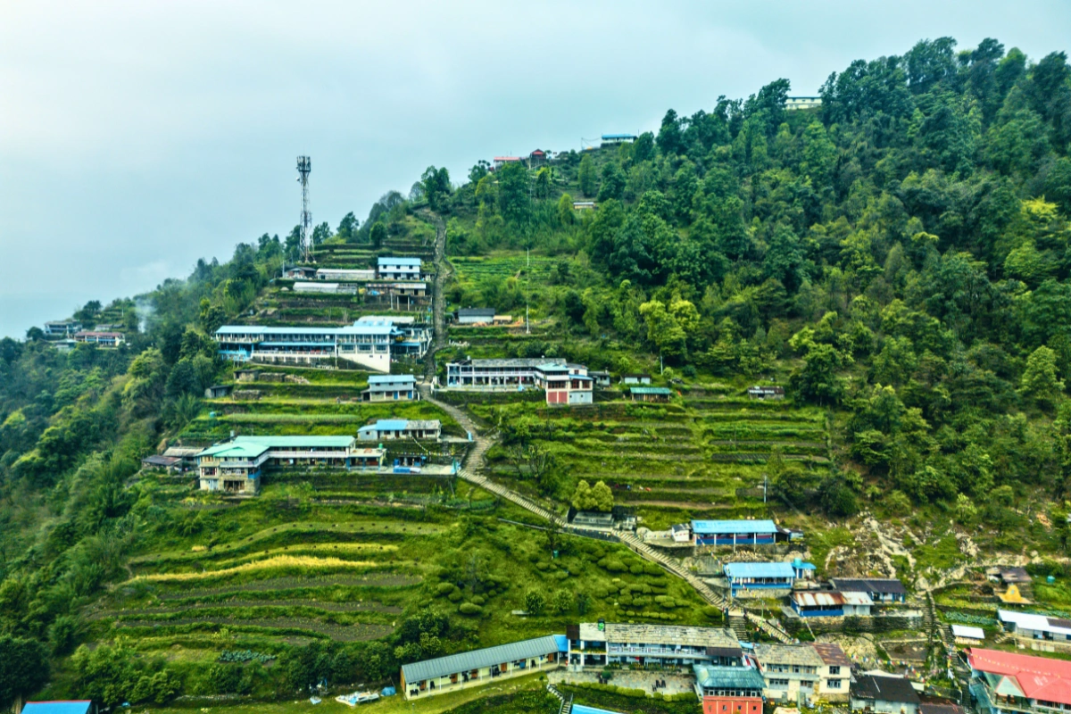 Darjeeling tourism featuring Samthar village homestay, Kalimpong attractions, Lava monastery, mountain landscapes, traditional culture